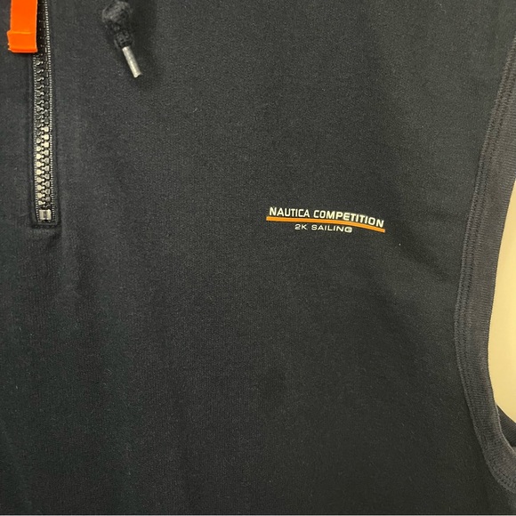 Vintage Nautica Quarter Zip Sleeveles Shirt size XL - Picture 4 of 7